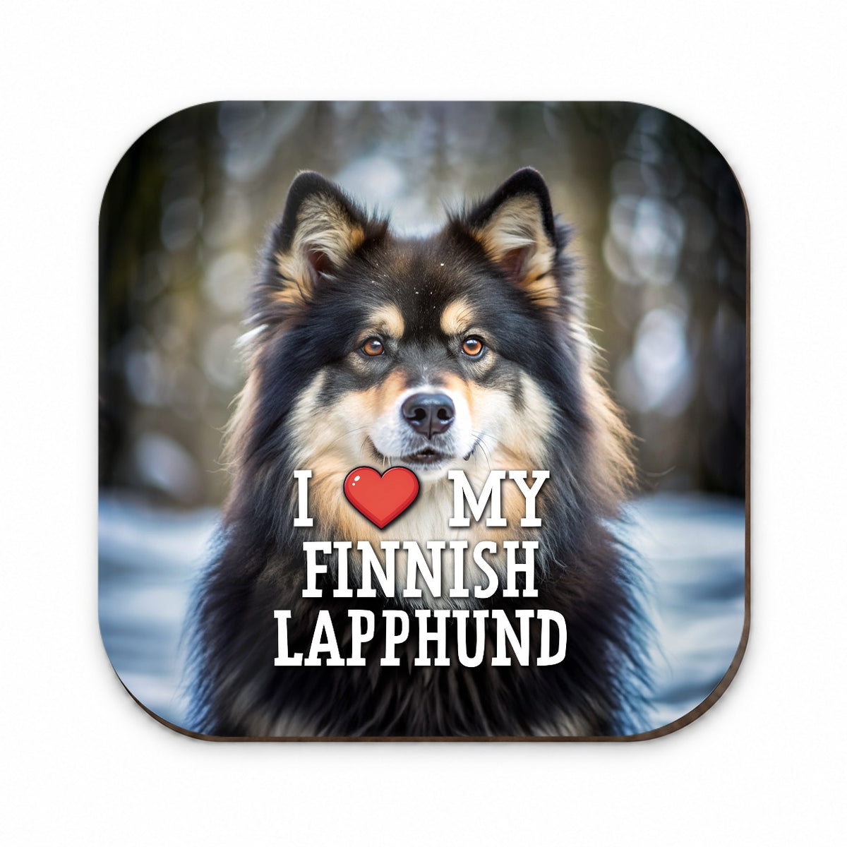I Love My Finnish Lapphund Dog Heart Fridge Magnet