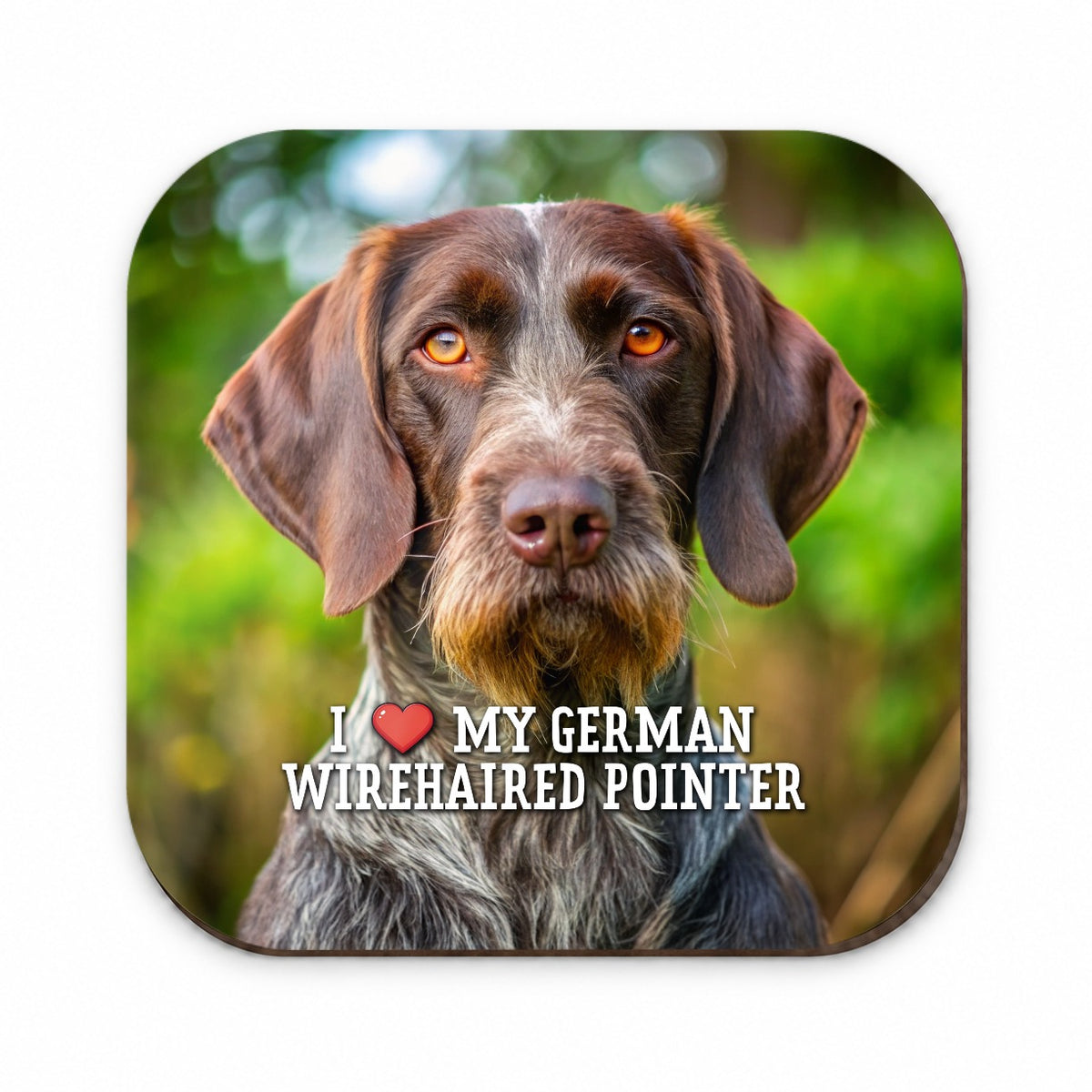 I Love My German Wirehaired Pointer Dog Heart Fridge Magnet