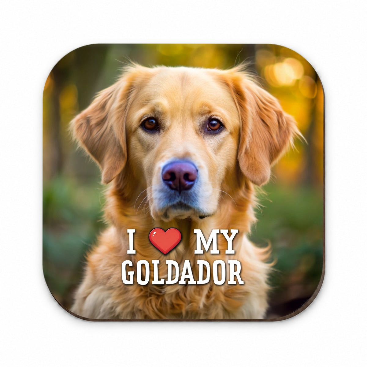 I Love My Goldador Dog Heart Fridge Magnet