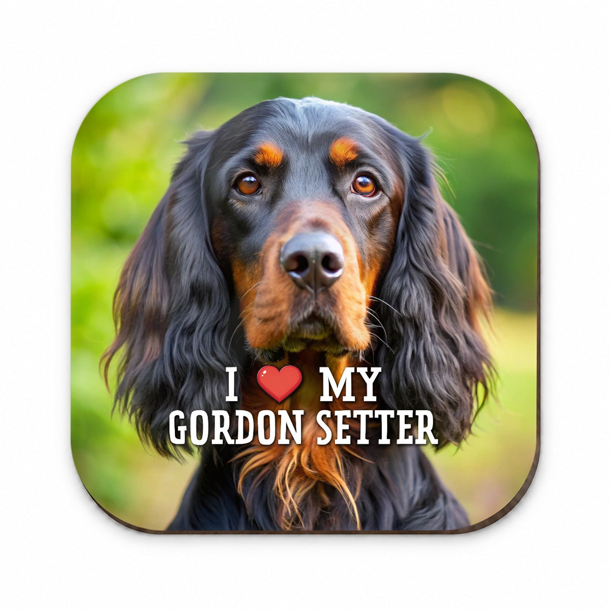 I Love My Gordon Setter Dog Heart Fridge Magnet