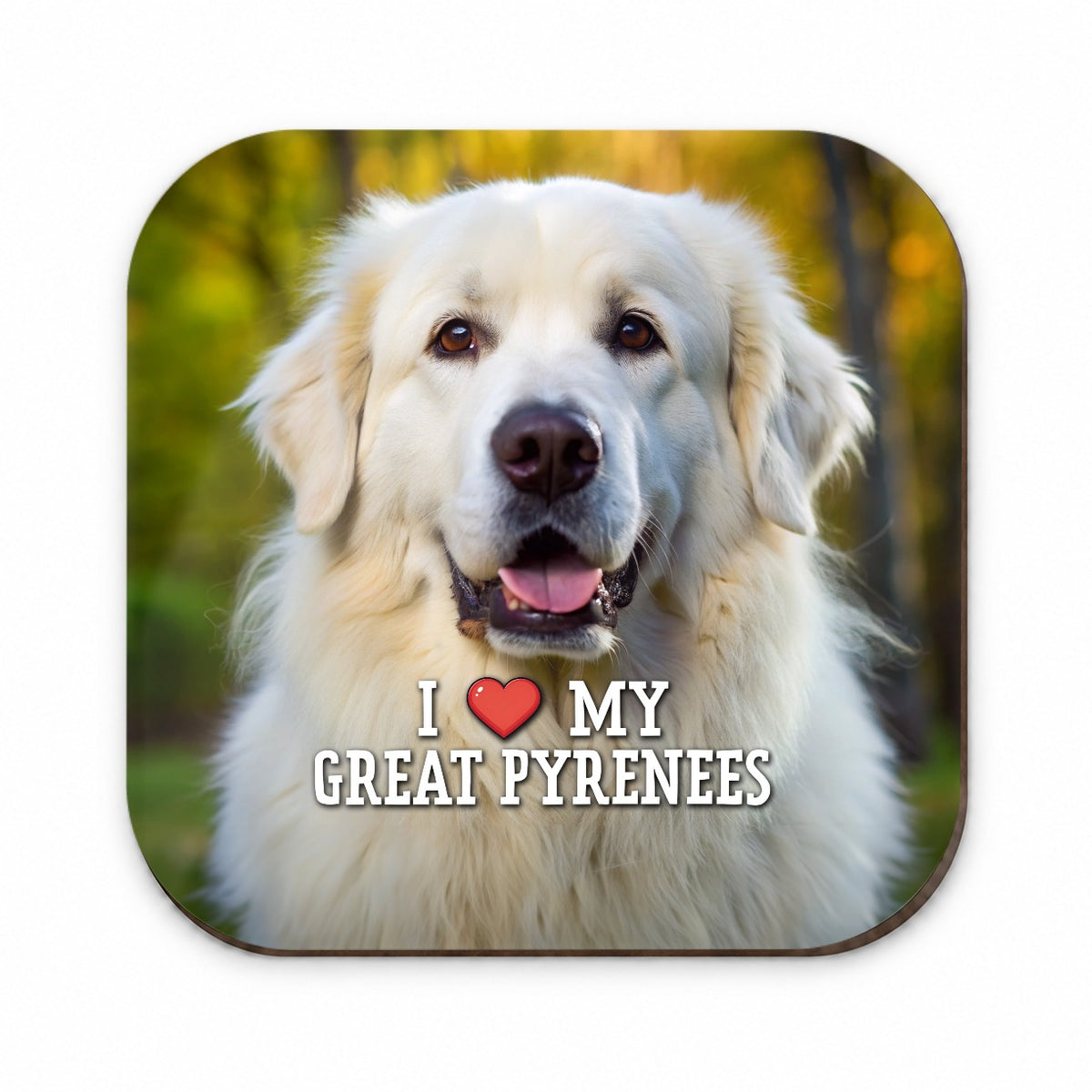 I Love My Great Pyrenees Dog Heart Fridge Magnet