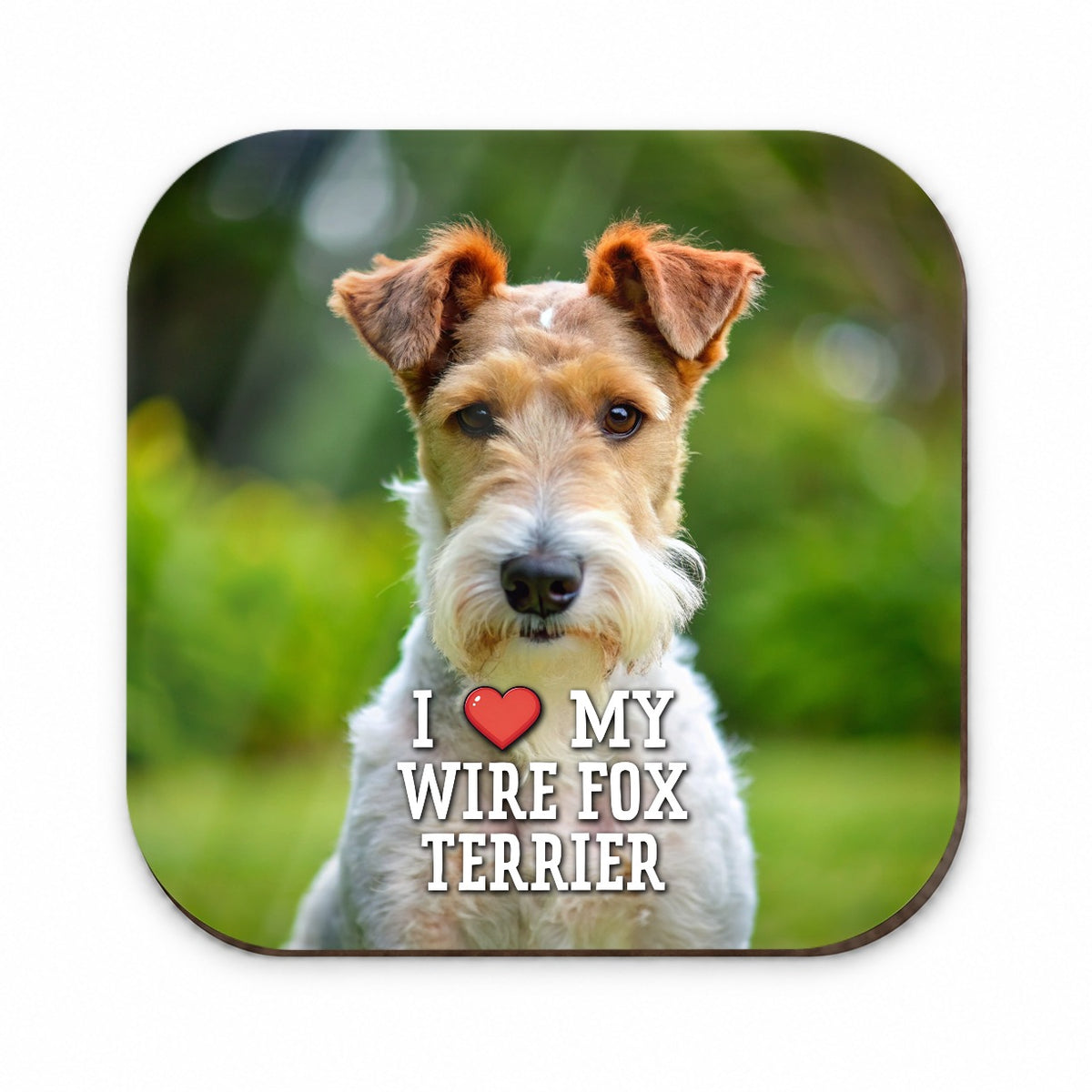 I Love My Wire Fox Terrier Dog Heart Fridge Magnet