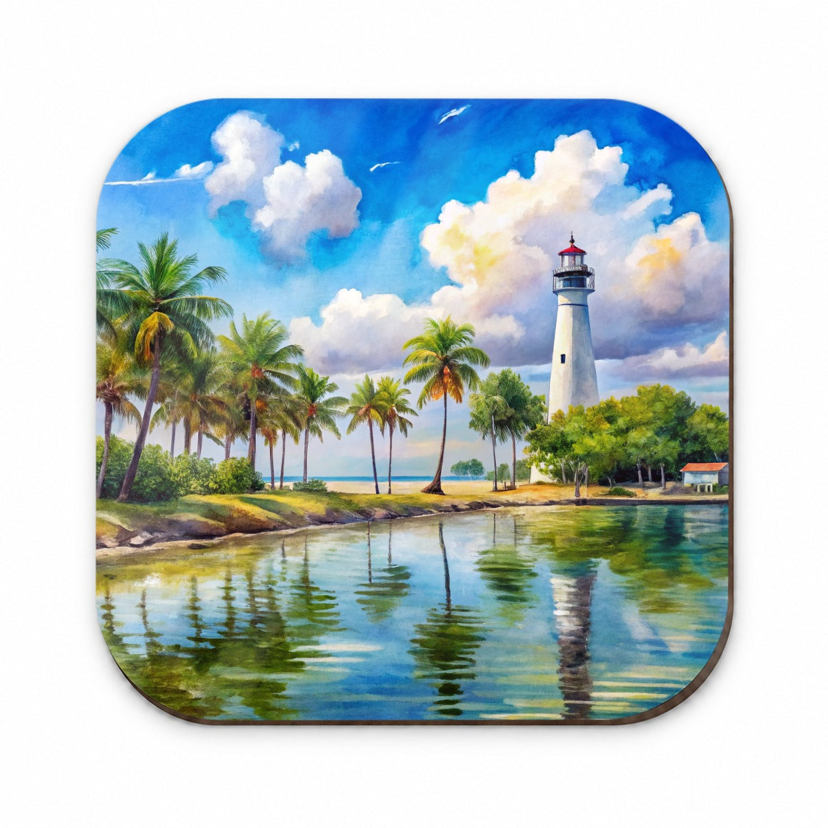 Biscayne National Park Florida Watercolor Style Fridge Magnet