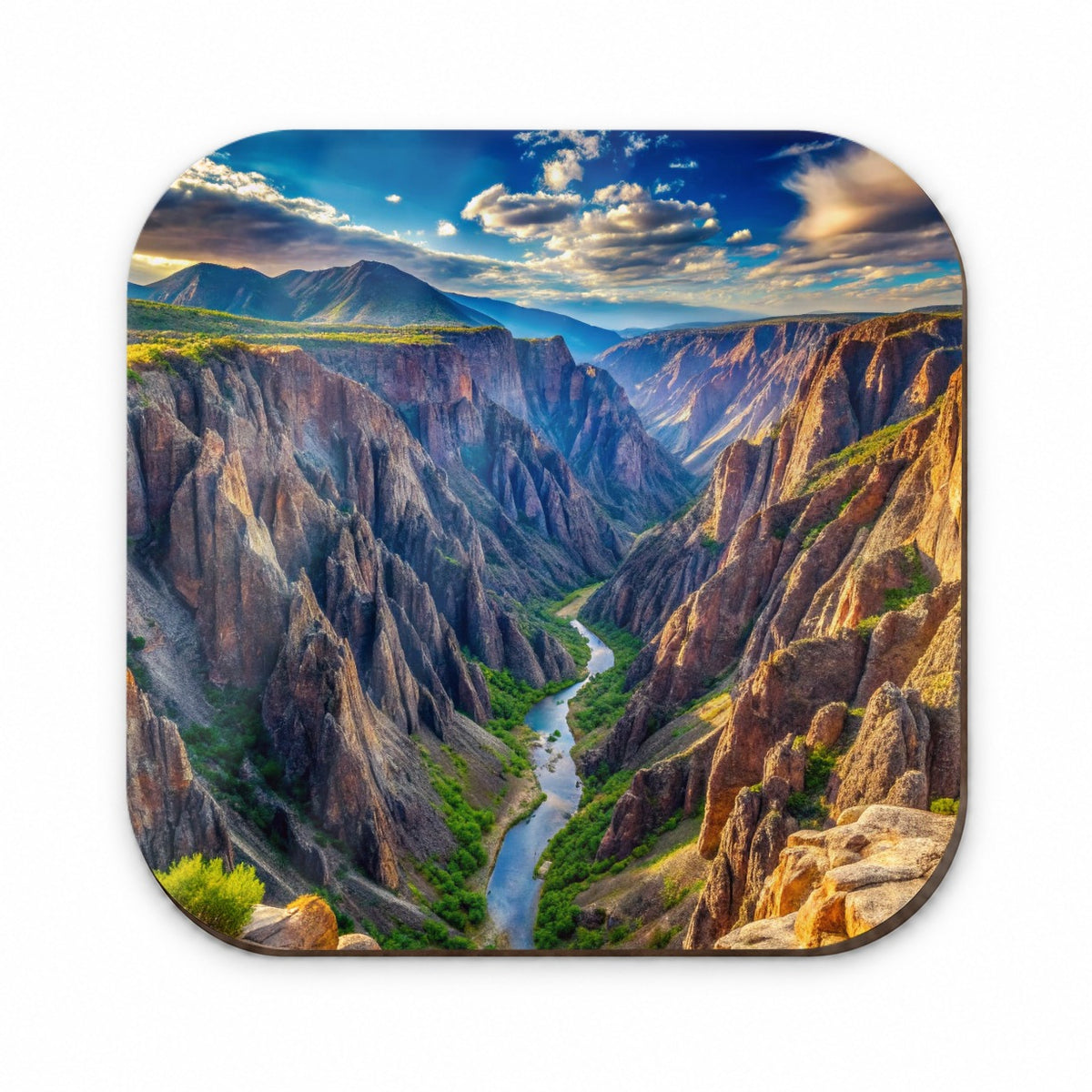 Black Canyon of the Gunnison National Park Colorado Watercolor Style Fridge Magnet
