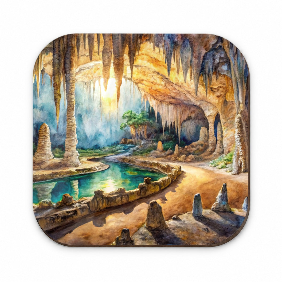 Carlsbad Caverns National Park New Mexico Watercolor Style Fridge Magnet