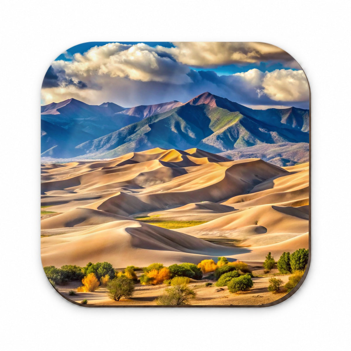 Great Sand Dunes National Park Colorado Watercolor Style Fridge Magnet
