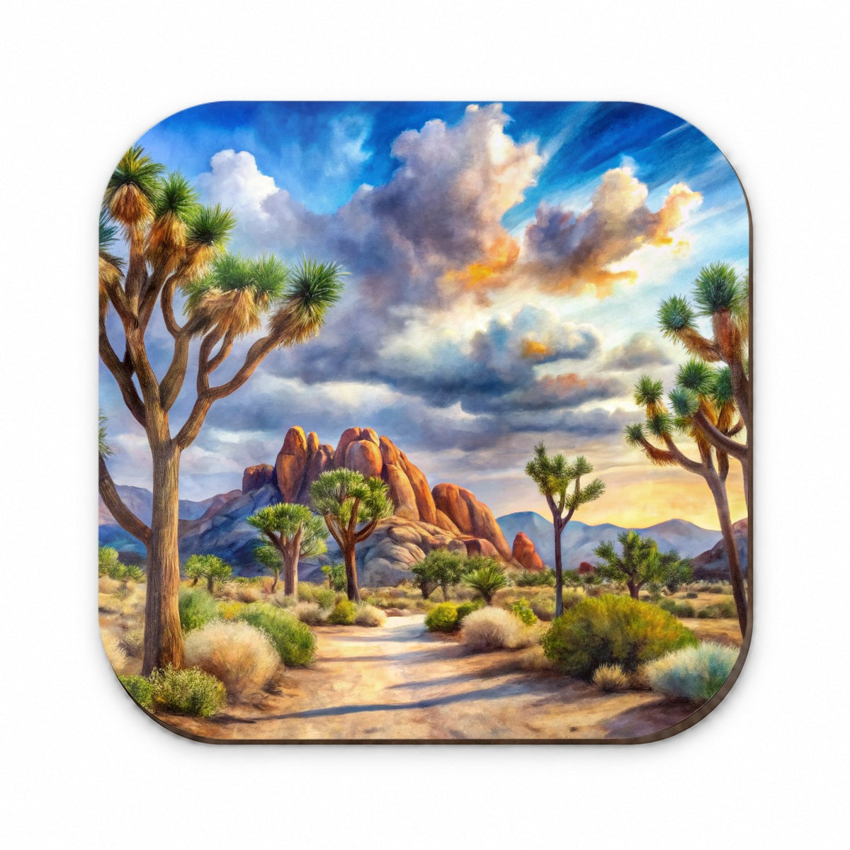 Joshua Tree National Park California Watercolor Style Fridge Magnet