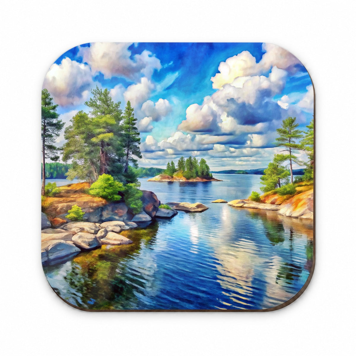 Voyageurs National Park Minnesota Watercolor Style Fridge Magnet