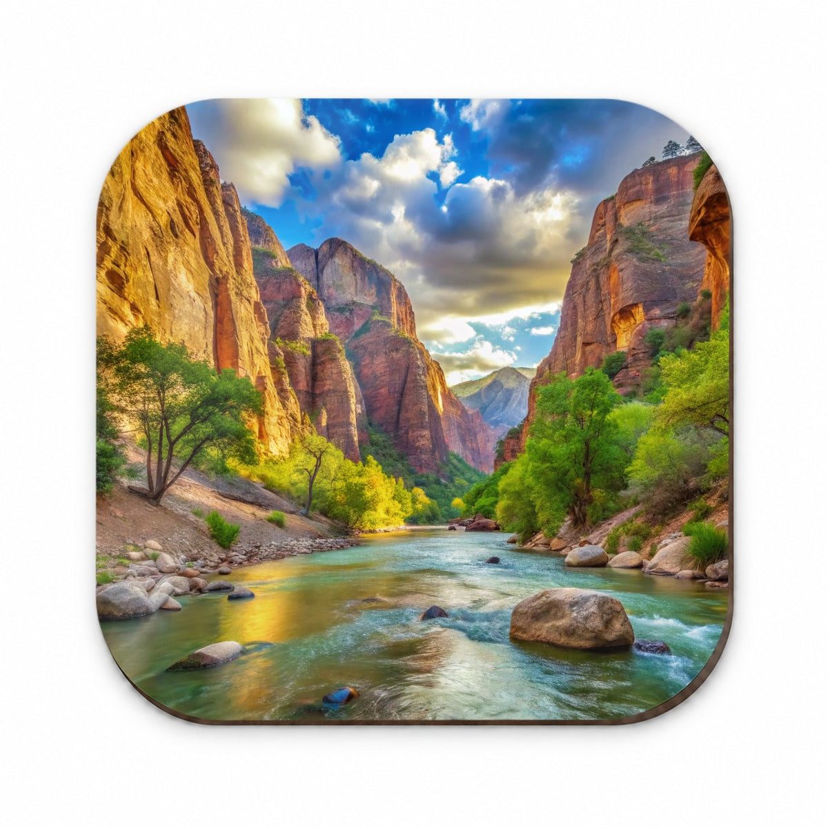 Zion National Park Utah Watercolor Style Fridge Magnet