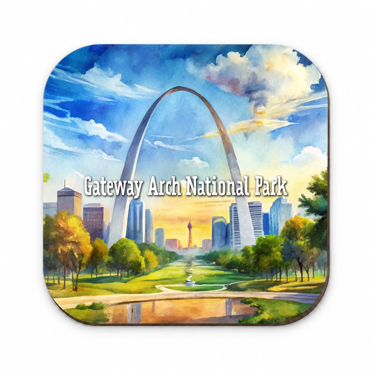 Gateway Arch National Park Missouri Fridge Magnet