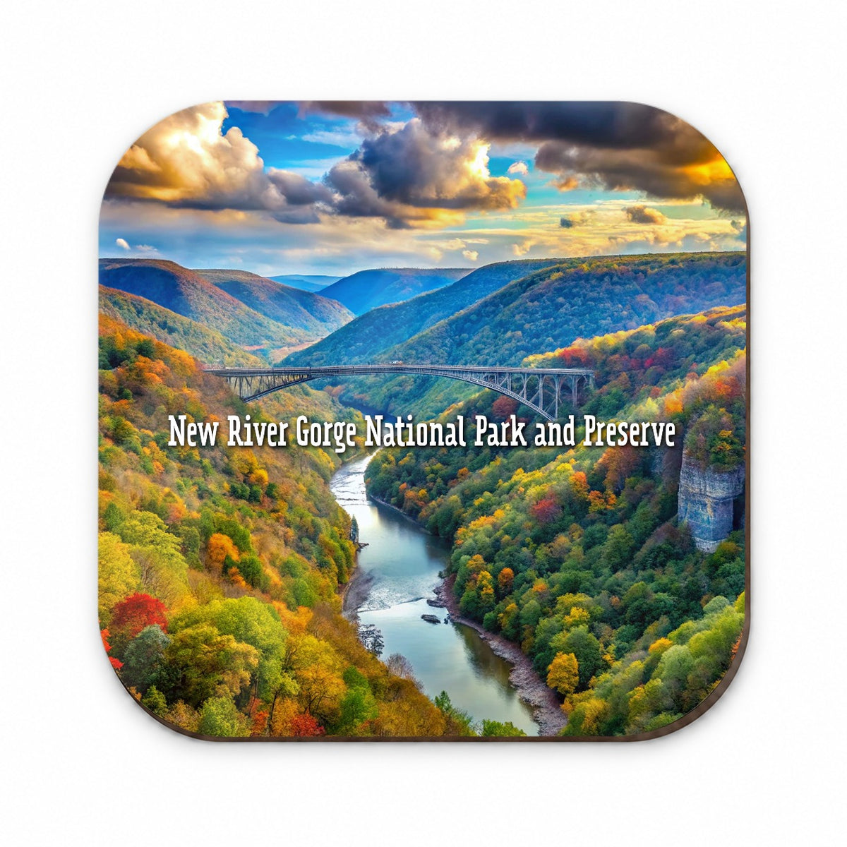 New River Gorge National Park and Preserve West Virginia Fridge Magnet