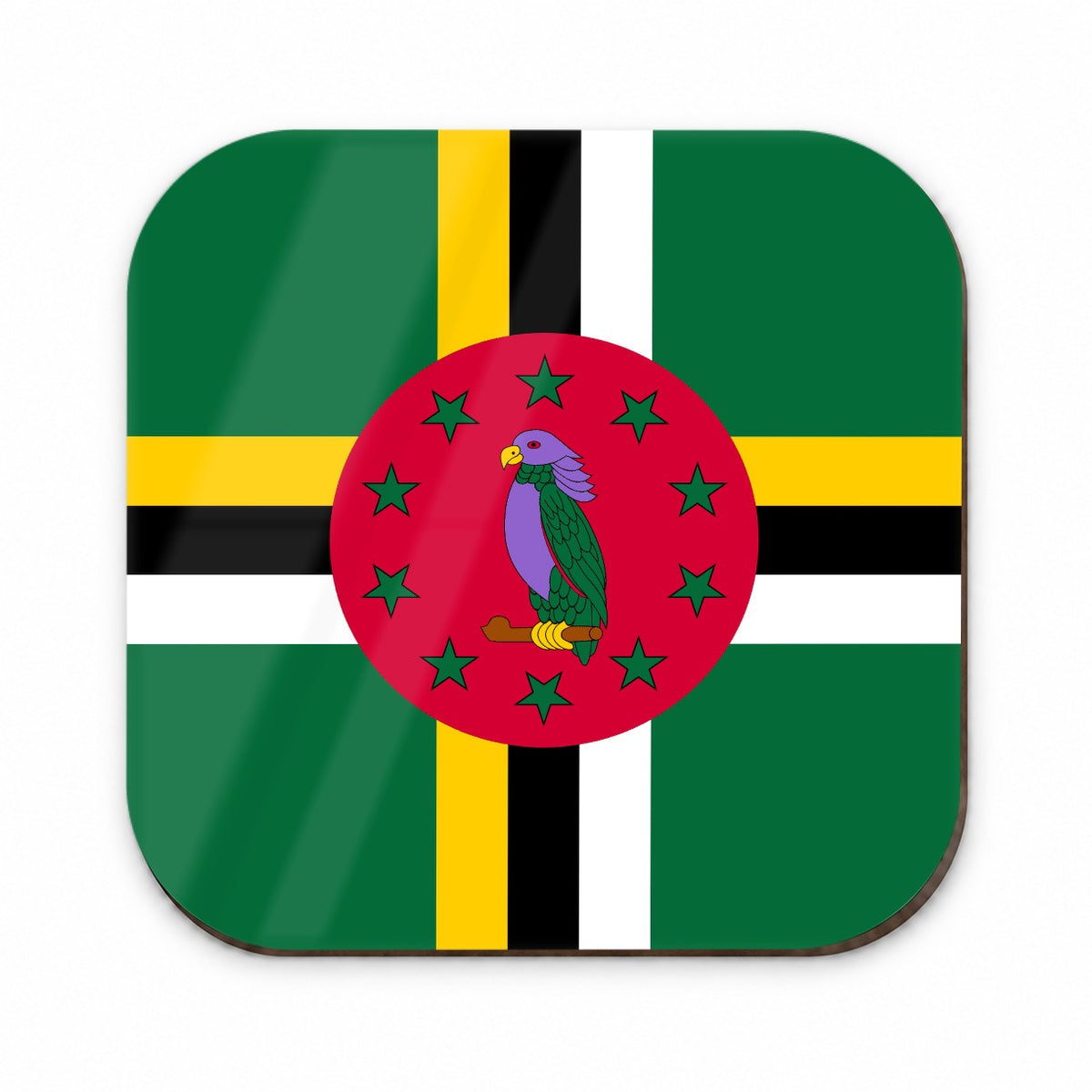 Dominica Country Flag Fridge Magnet
