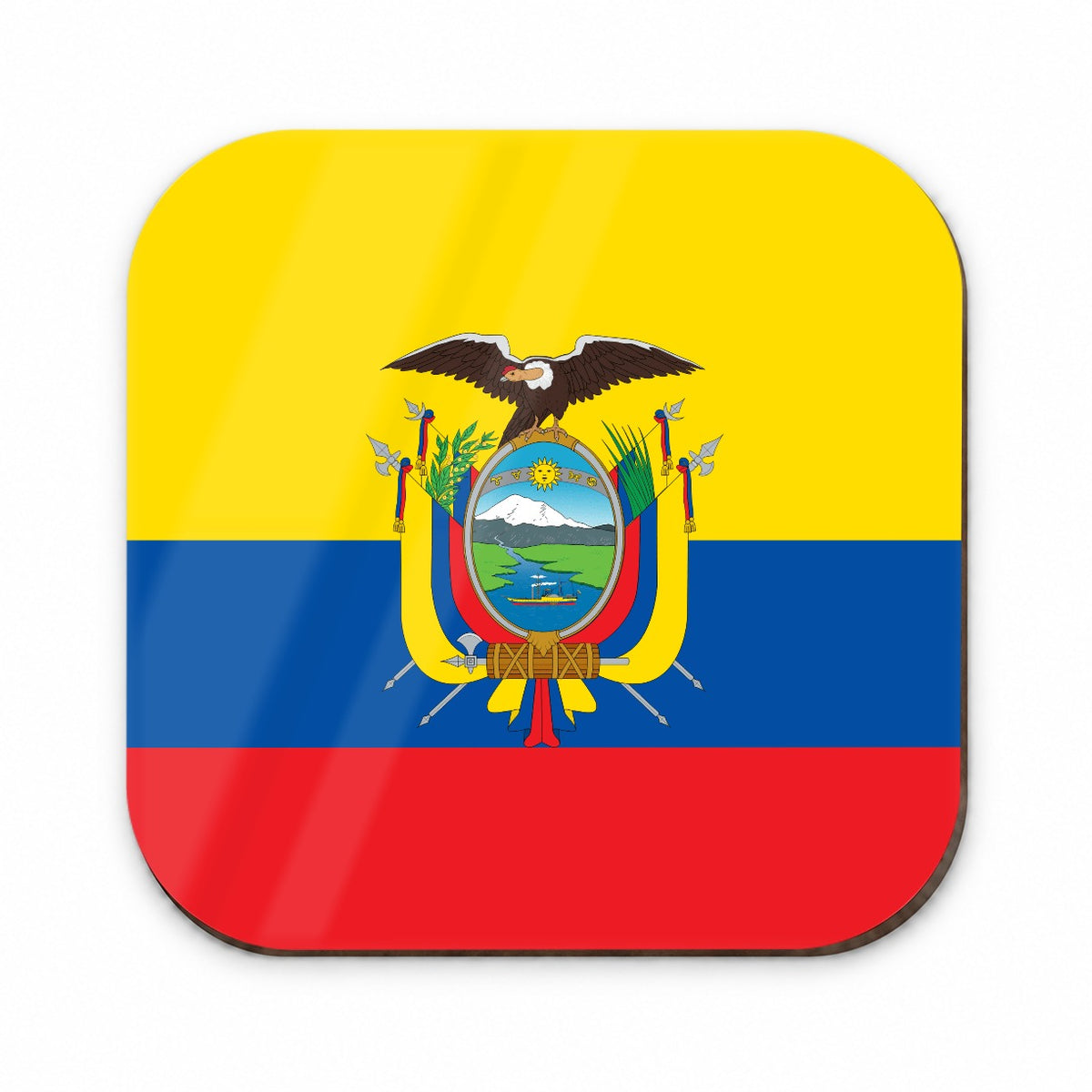 Ecuador Country Flag Fridge Magnet