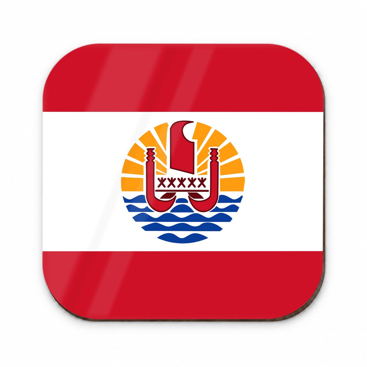 French Polynesia Country Flag Fridge Magnet