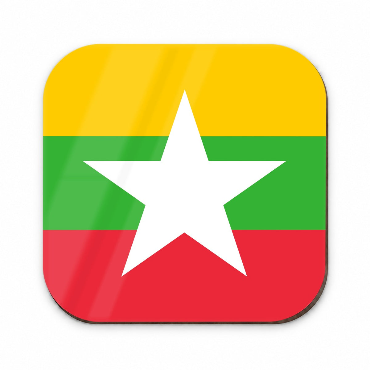 Myanmar Country Flag Fridge Magnet