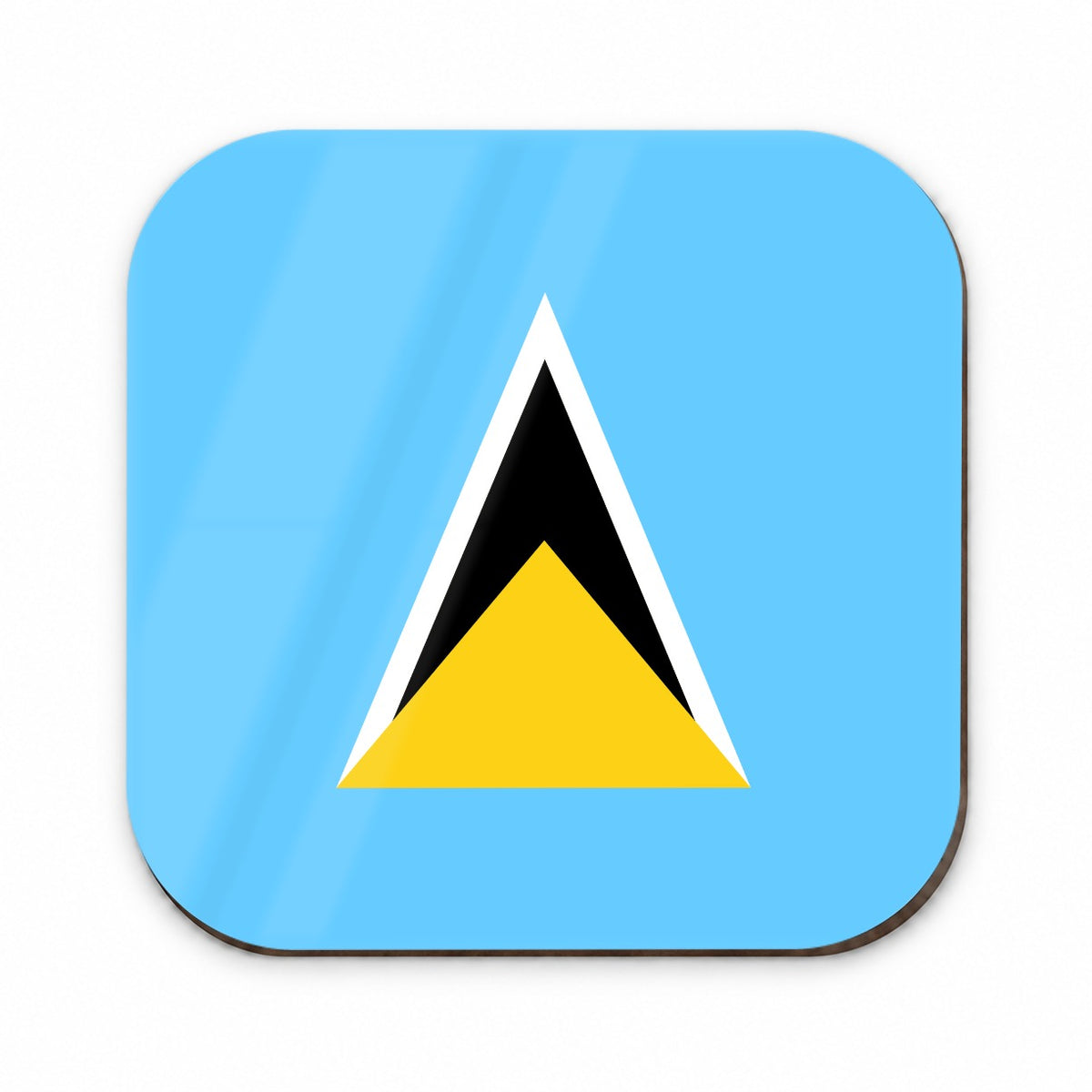 Saint Lucia Country Flag Fridge Magnet