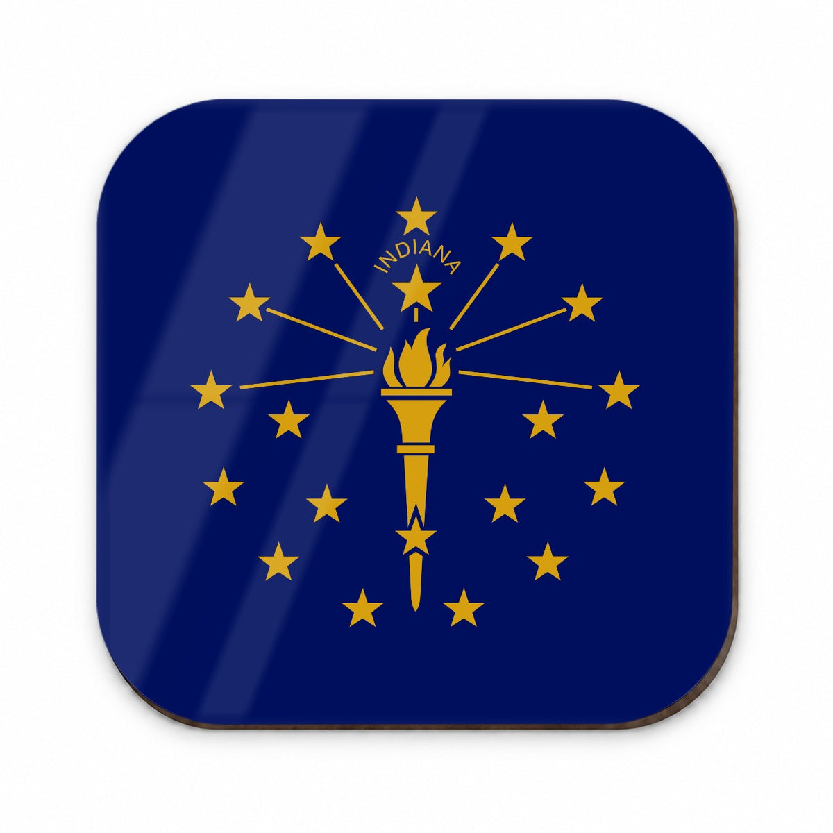 Indiana IN State Flag Fridge Magnet