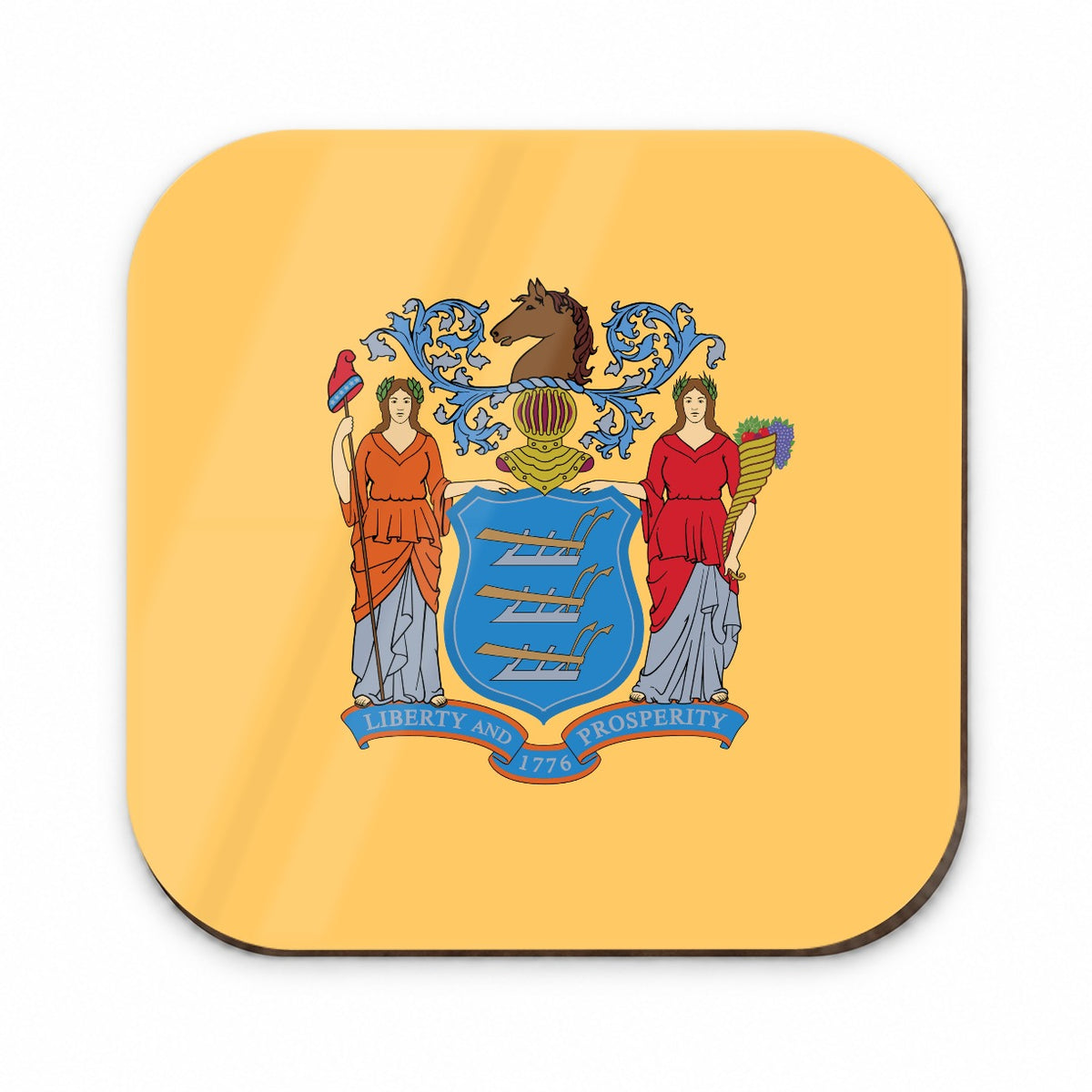 New Jersey NJ State Flag Fridge Magnet