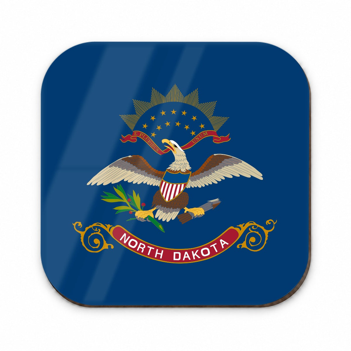 North Dakota ND State Flag Fridge Magnet