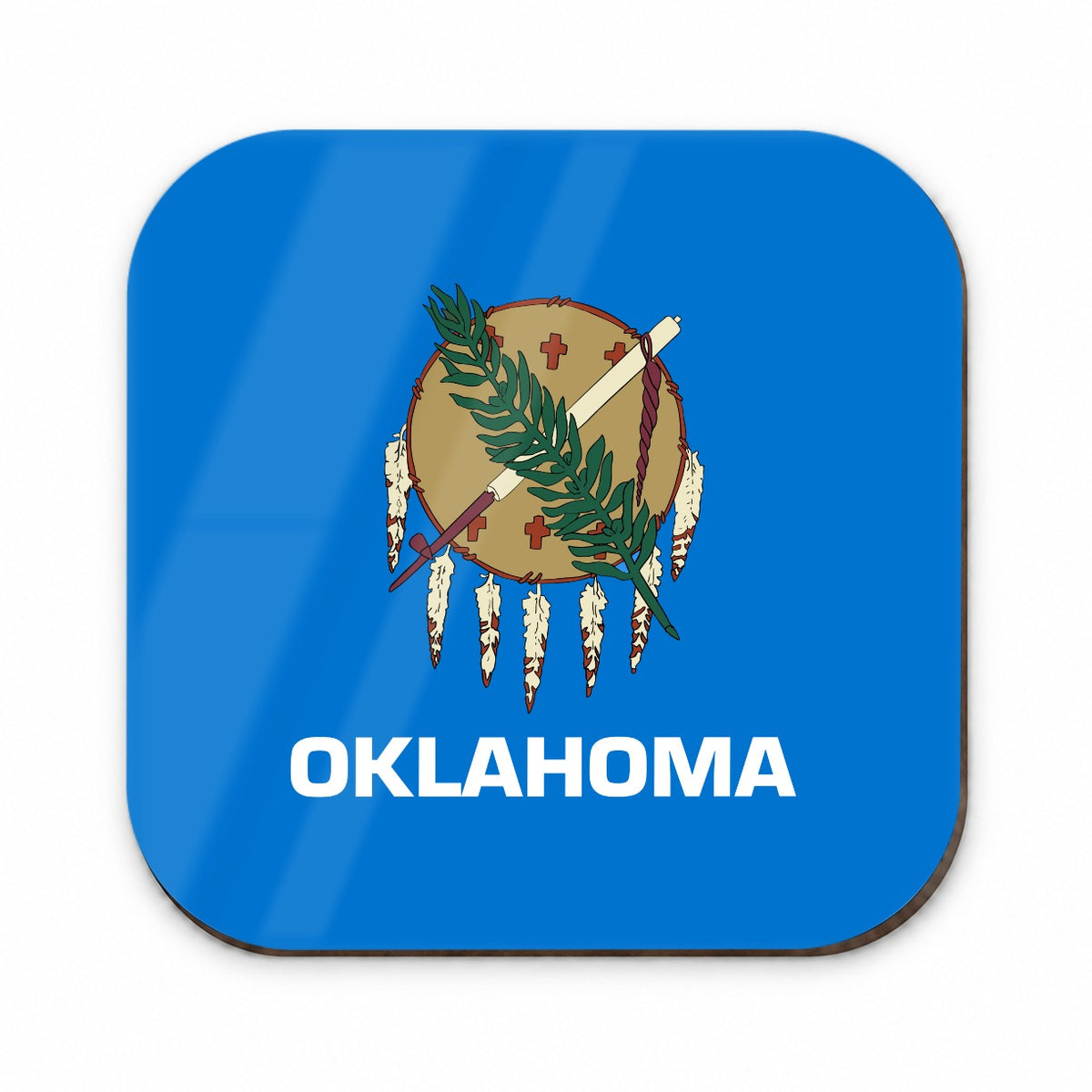 Oklahoma OK State Flag Fridge Magnet