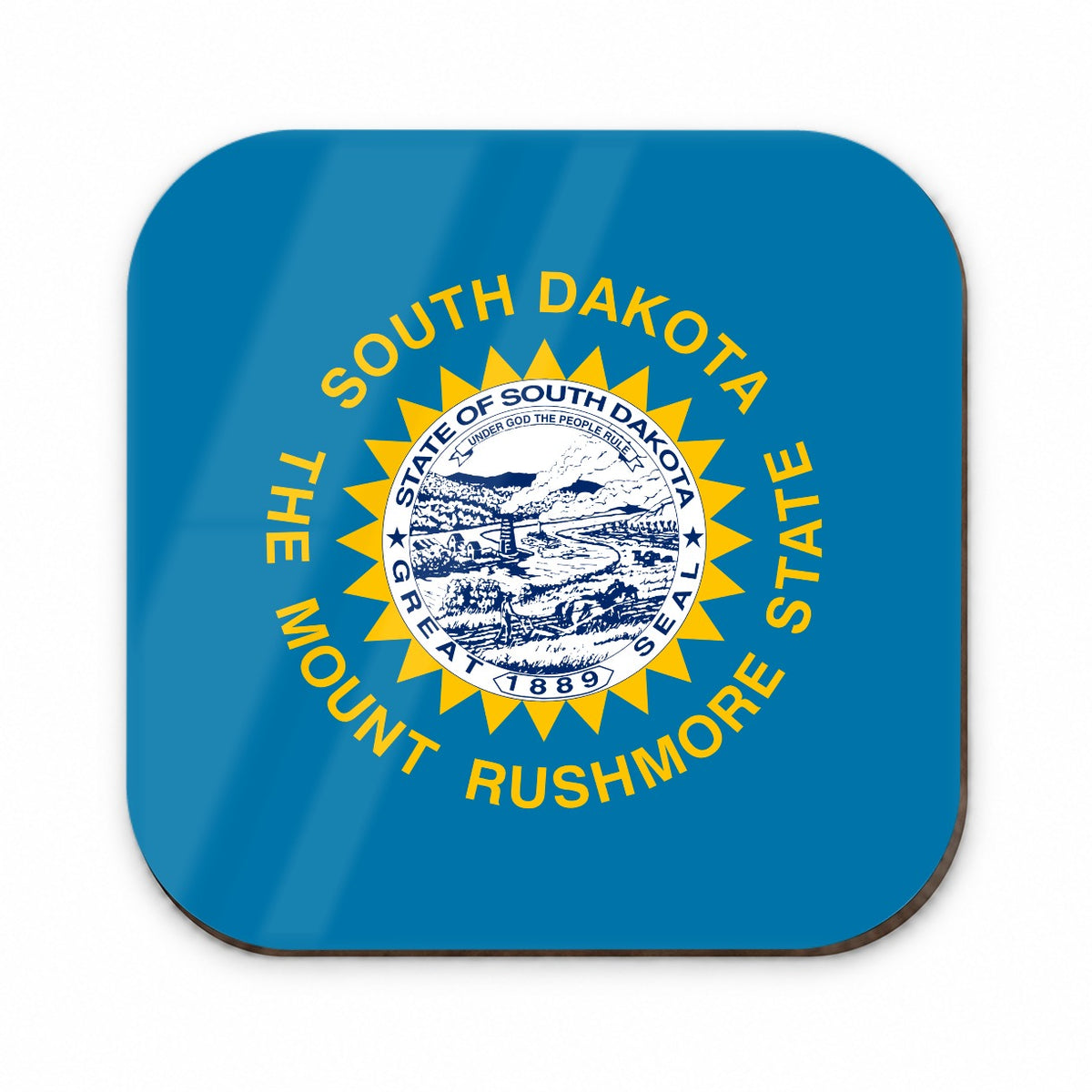 South Dakota SD State Flag Fridge Magnet