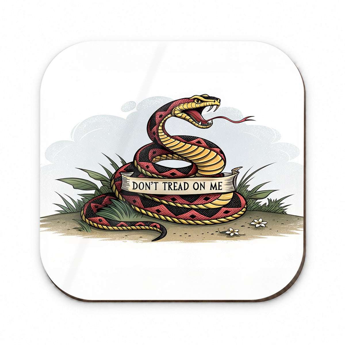 Don't Tread On Me Snake Fridge Magnet