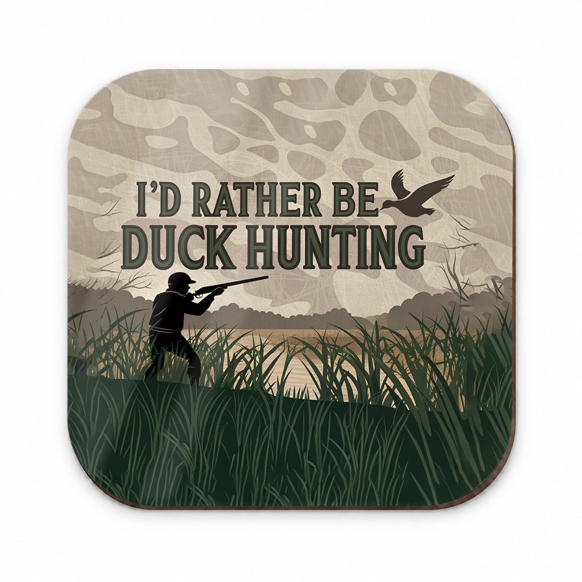 I'd Rather Be Duck Hunting Hunter Fridge Magnet