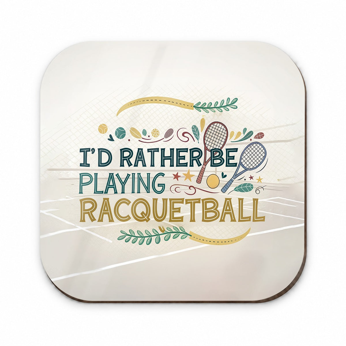 I'd Rather Be Playing Racquetball Fridge Magnet