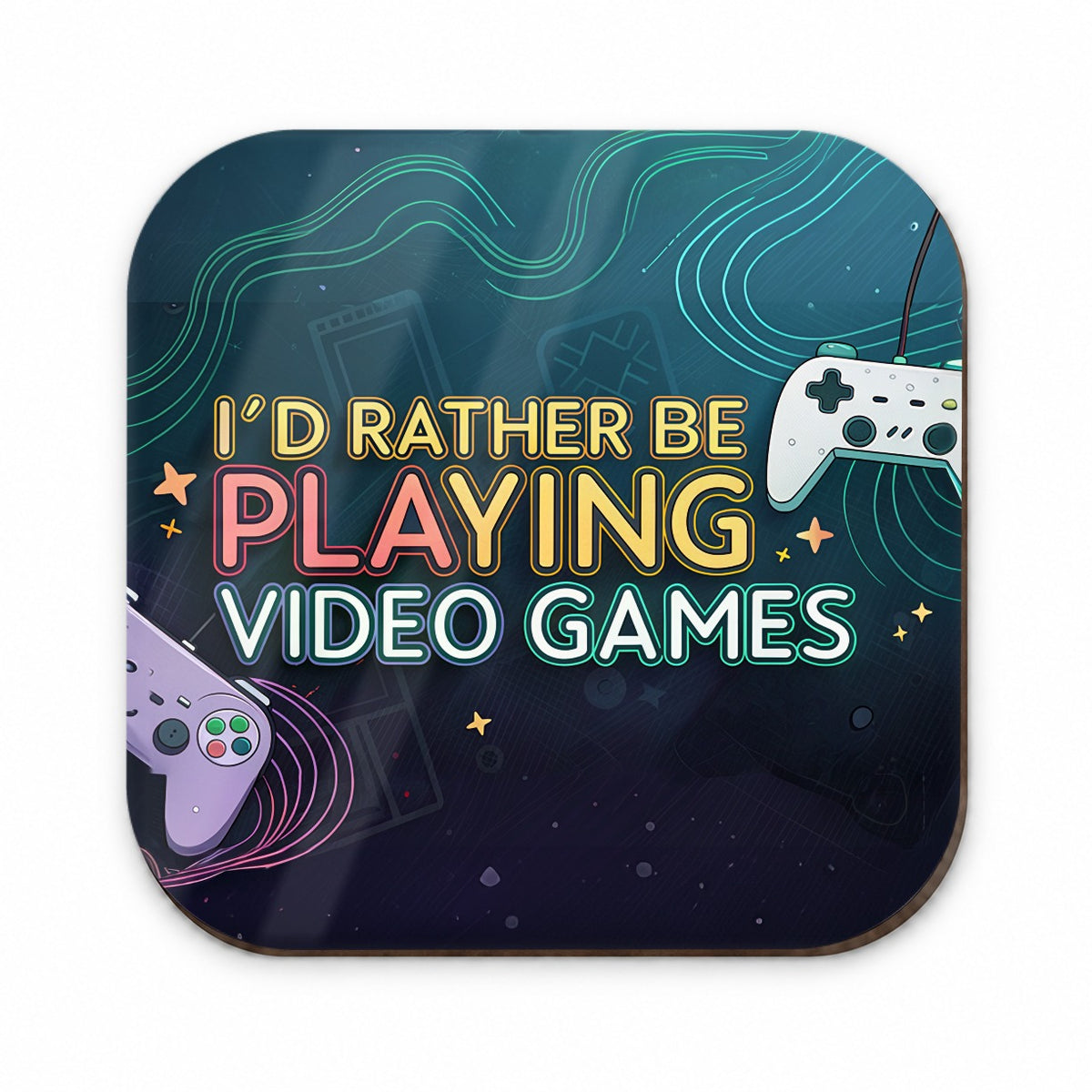 I'd Rather Be Playing Video Games Fridge Magnet