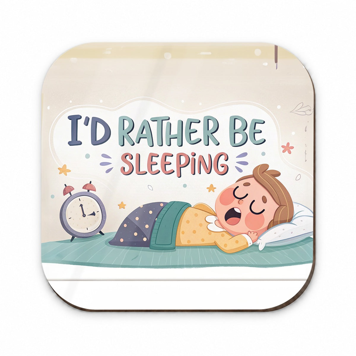 I'd Rather Be Sleeping Funny Fridge Magnet