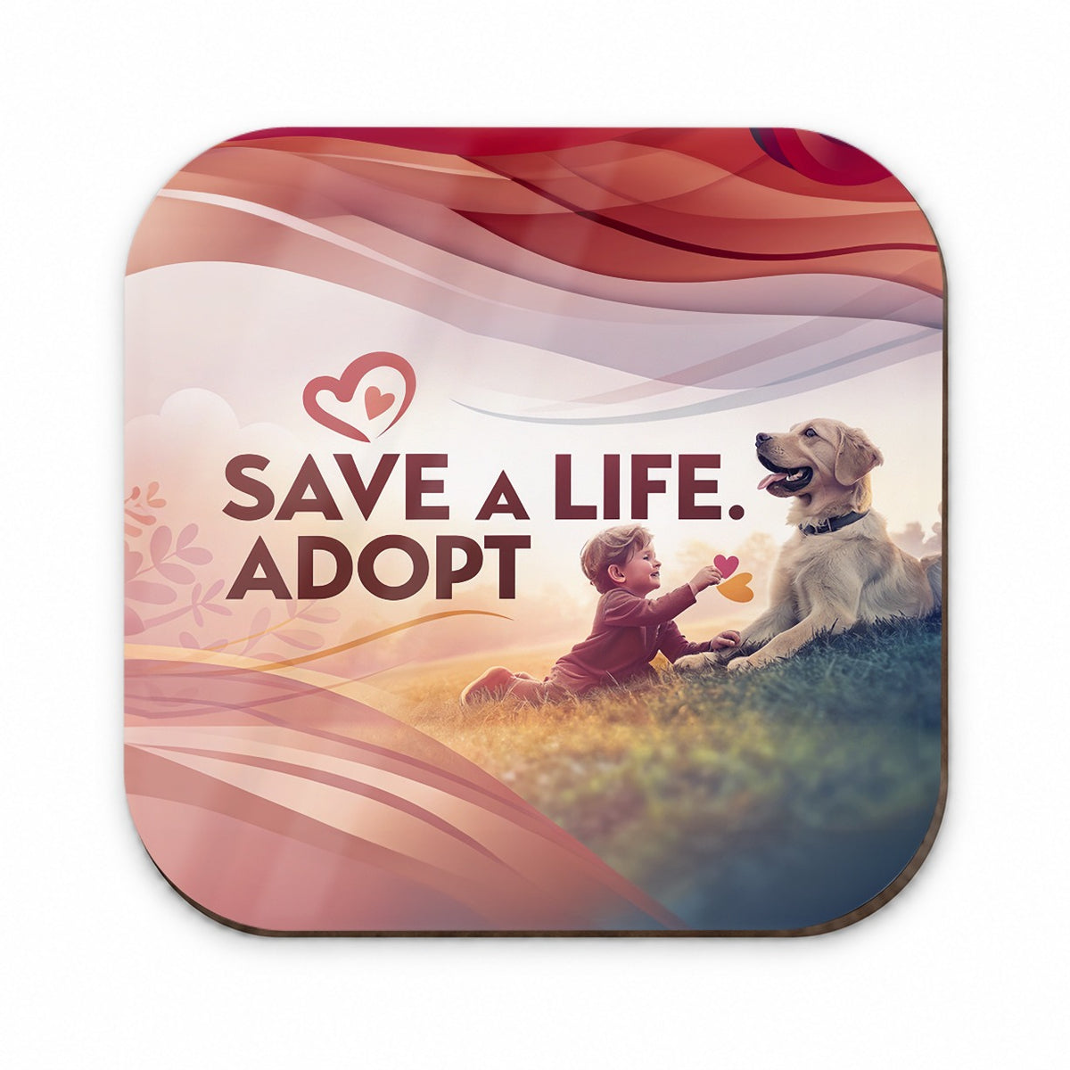 Save A Life Adopt Pet Rescue Adoption Fridge Magnet