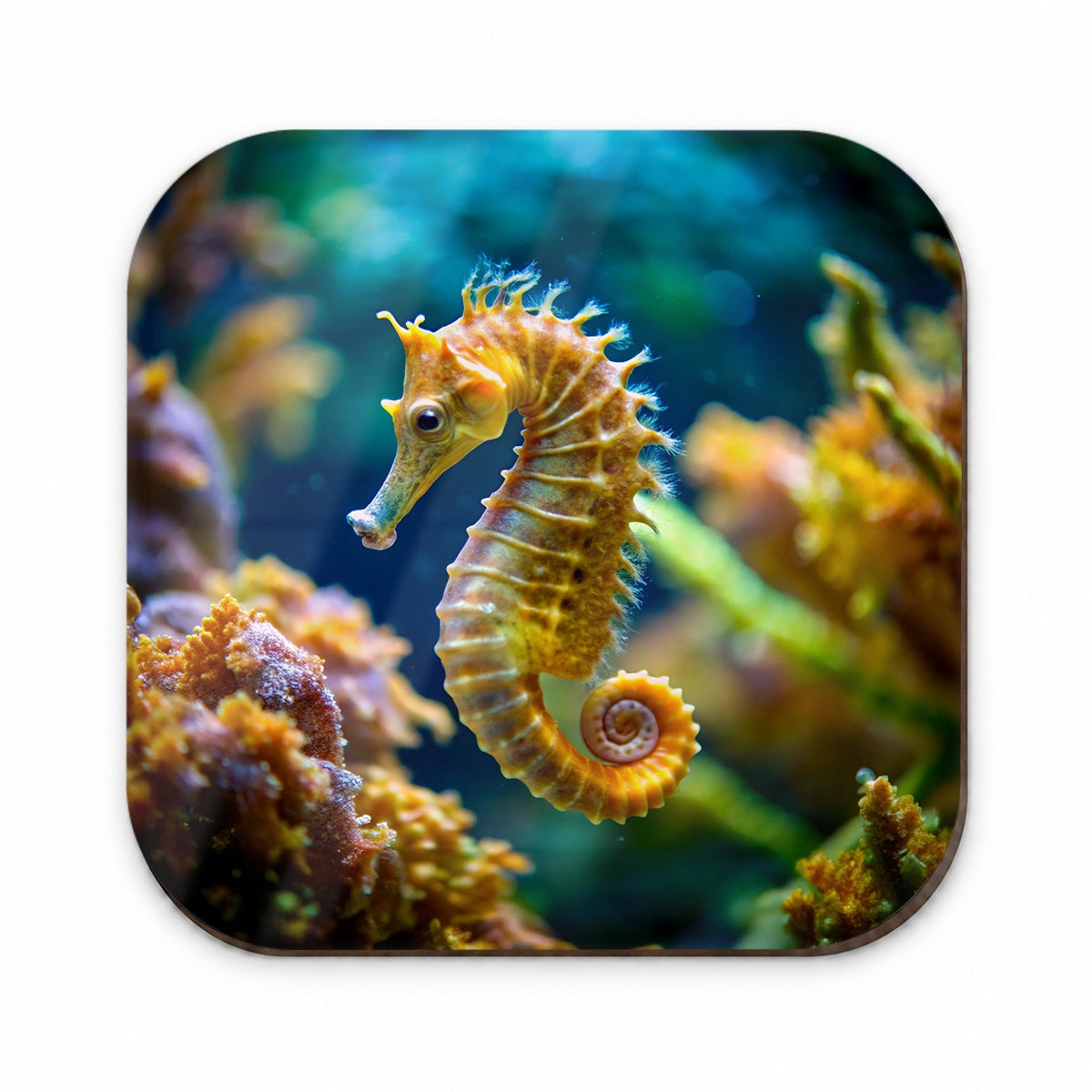 Seahorse in the Ocean Fridge Magnet