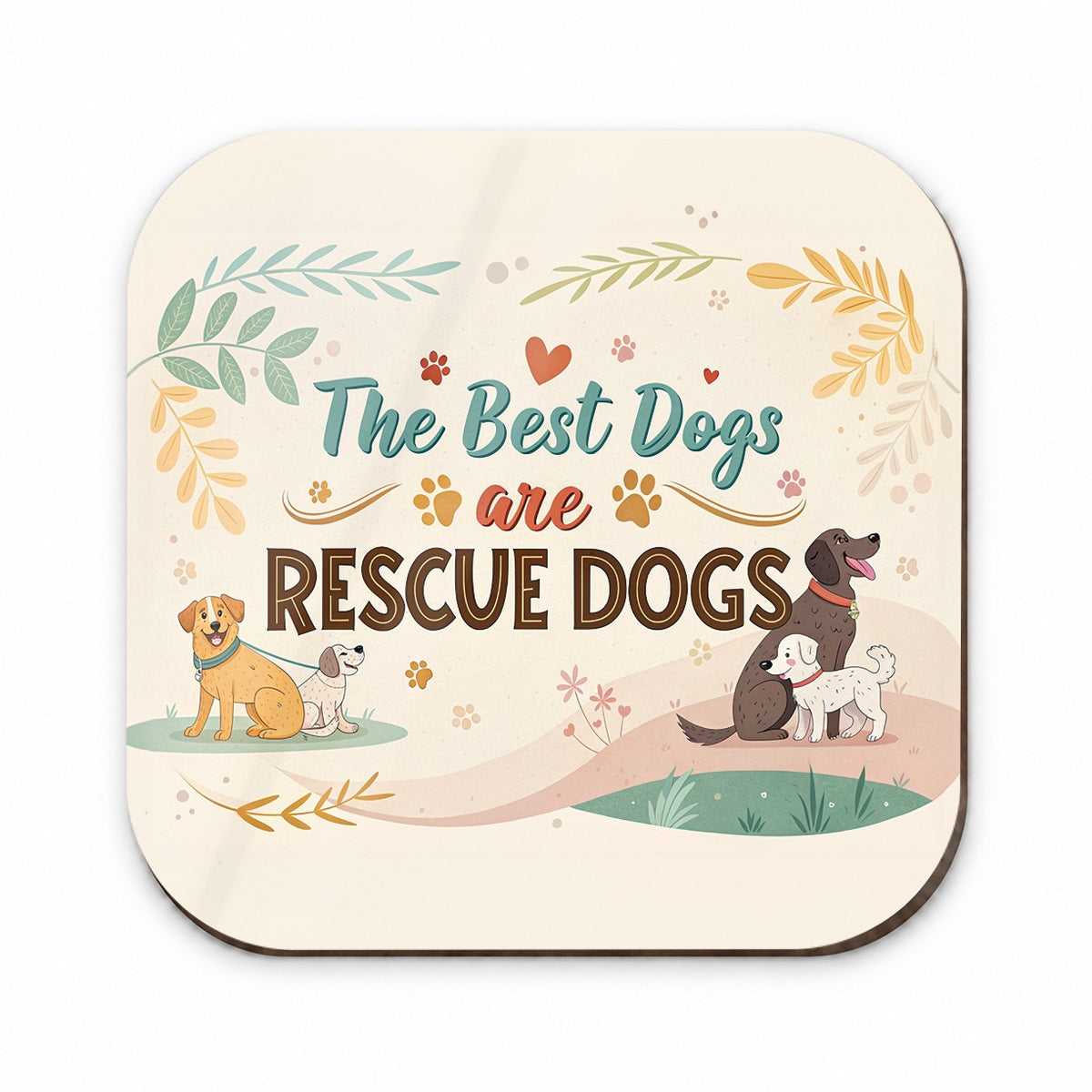 The Best Dogs Are Rescue Dogs Adopt Fridge Magnet