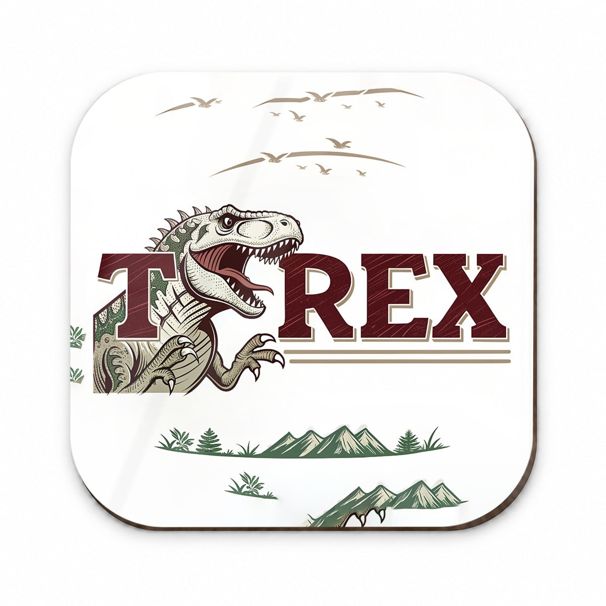 Tyrannosaurus T-Rex Dinosaur Cartoon Fridge Magnet