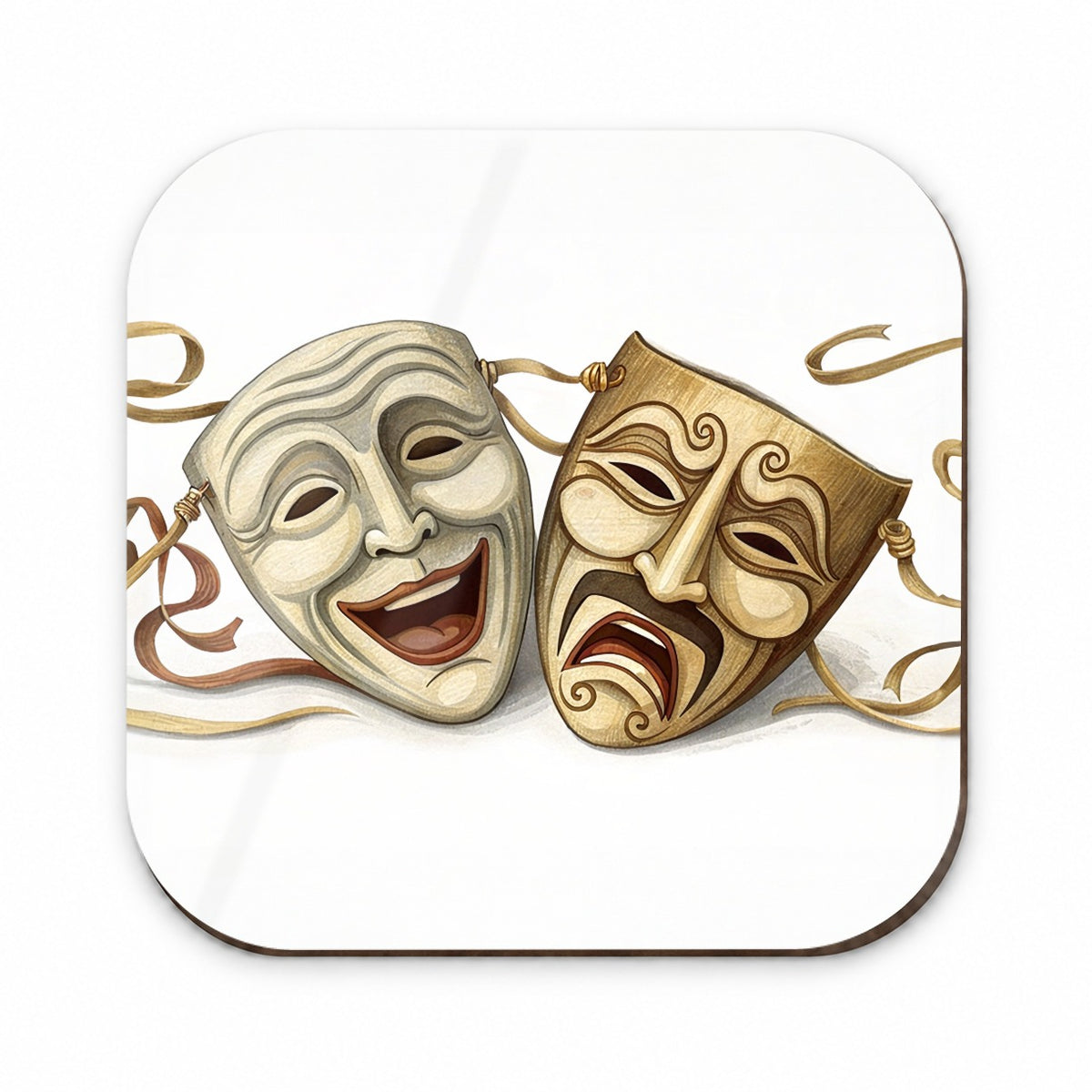 Comedy And Tragedy Theater Drama Masks Fridge Magnet