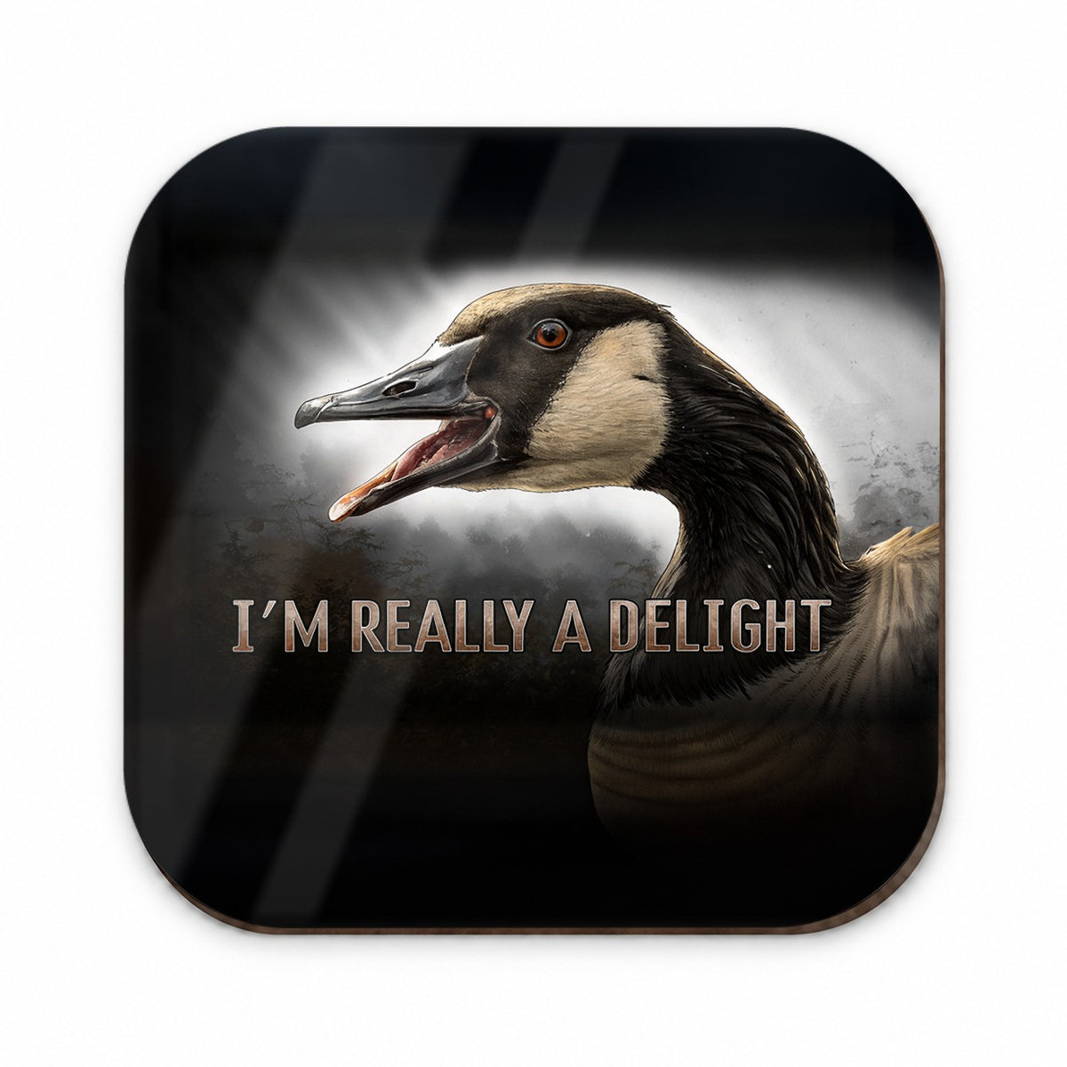 I'm Really a Delight Angry Canadian Canada Goose Funny Fridge Magnet