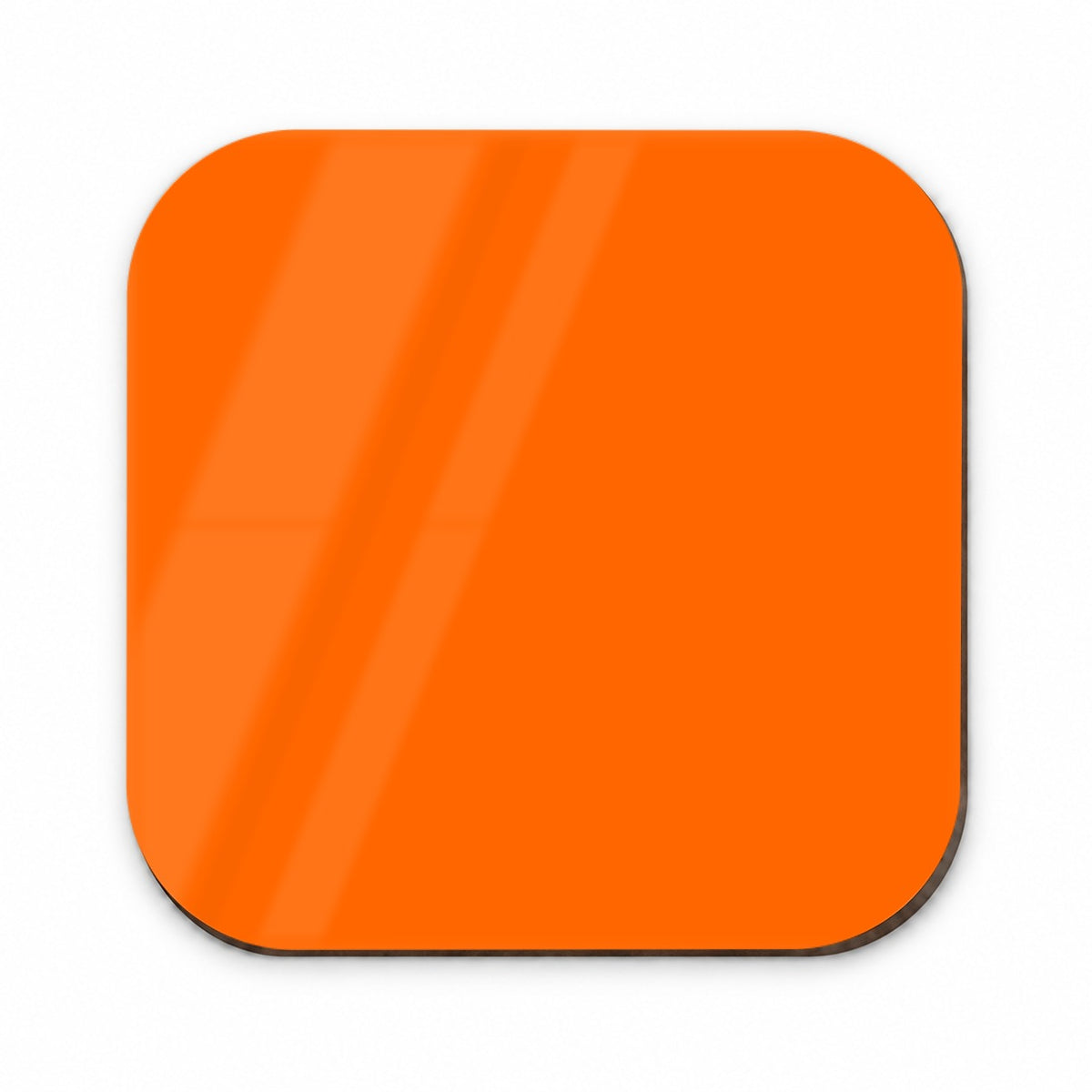 It's Just a Solid Orange Color Fridge Magnet