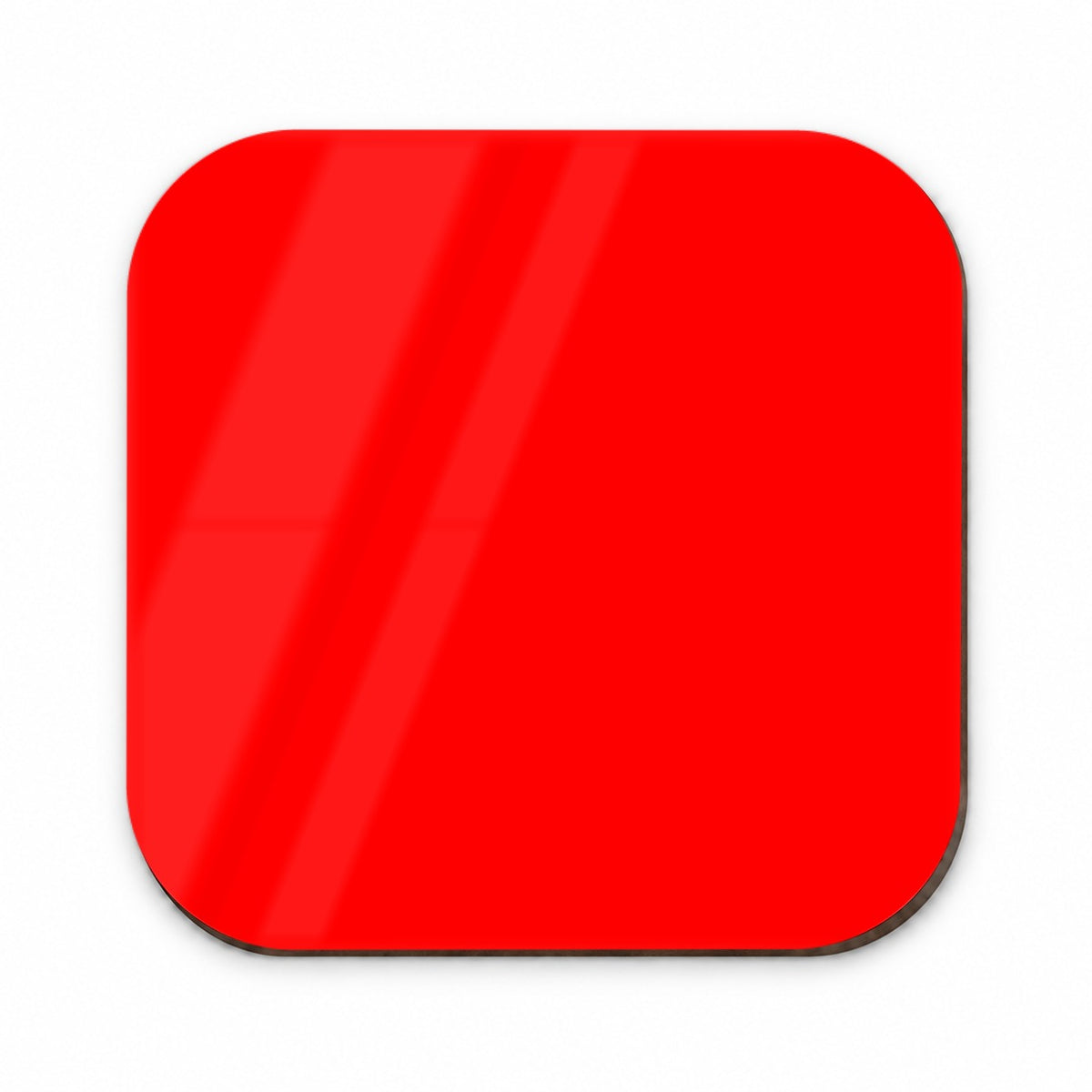 It's Just a Solid Red Color Fridge Magnet