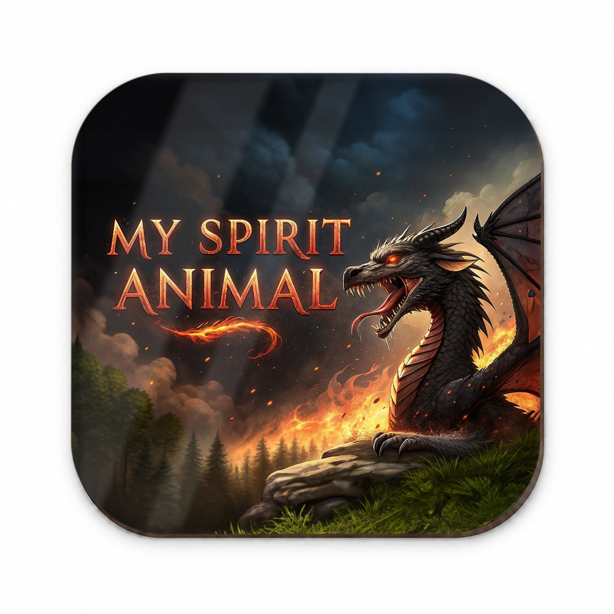 My Spirit Animal Fierce Dragon Funny Fridge Magnet
