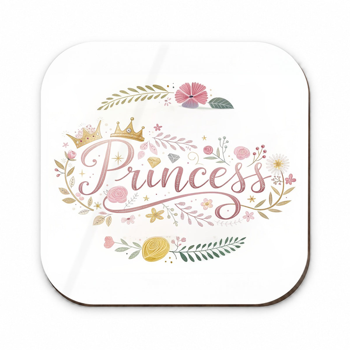 Princess Floral Cute Funny Fridge Magnet