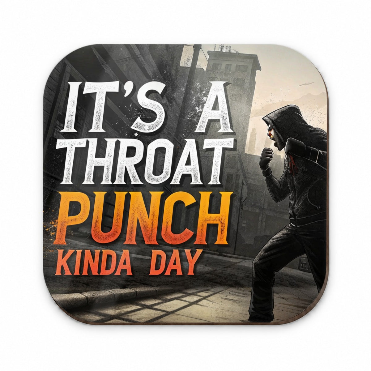 It's A Throat Punch Kinda Day Funny Fridge Magnet