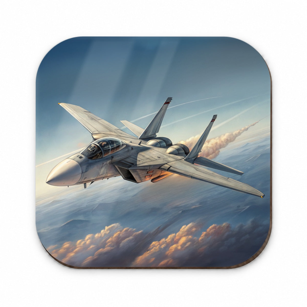 Tomcat Navy F-14 Air Superiority Plane In Flight Cold War Era Fridge Magnet