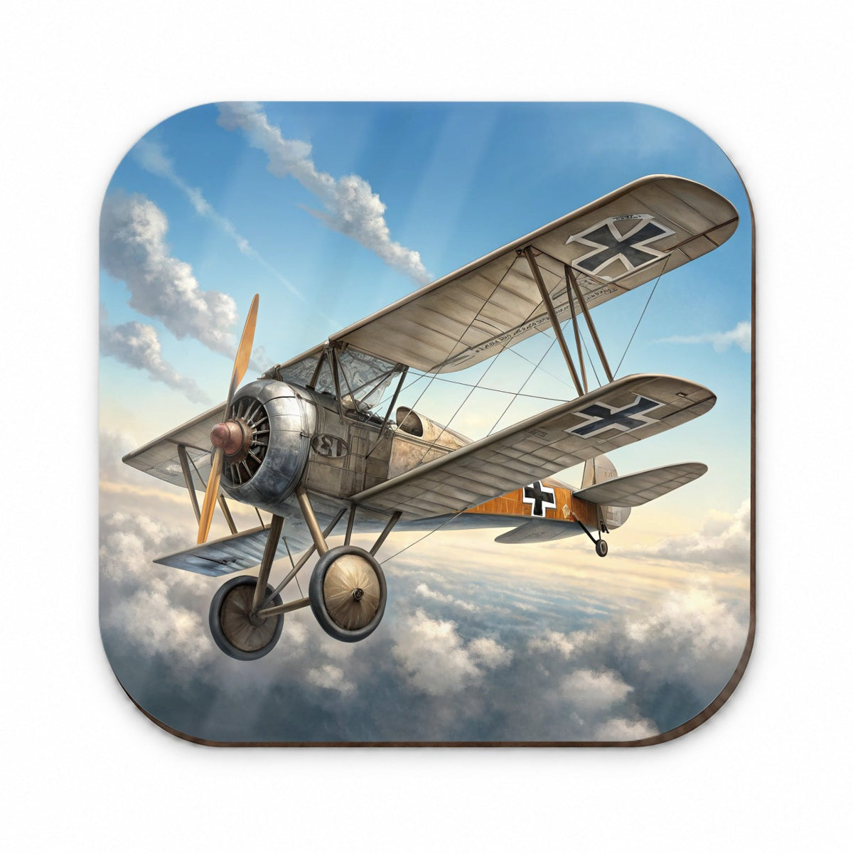 German WWI Biplane In Flight Fridge Magnet