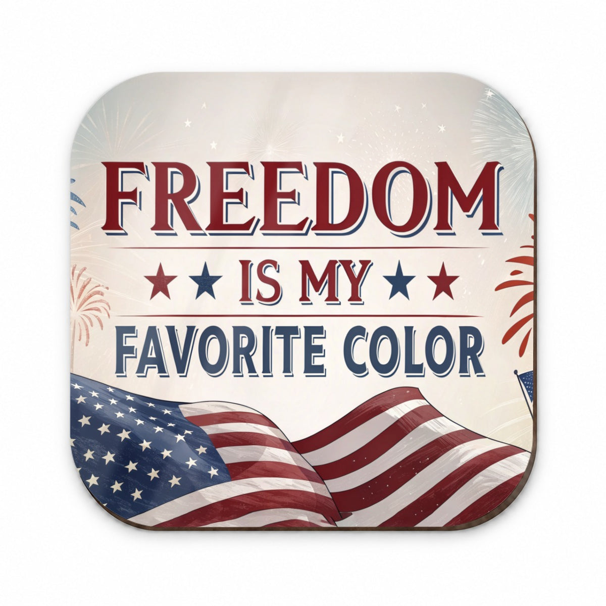 Freedom Is My Favorite Color Patriotic Fridge Magnet