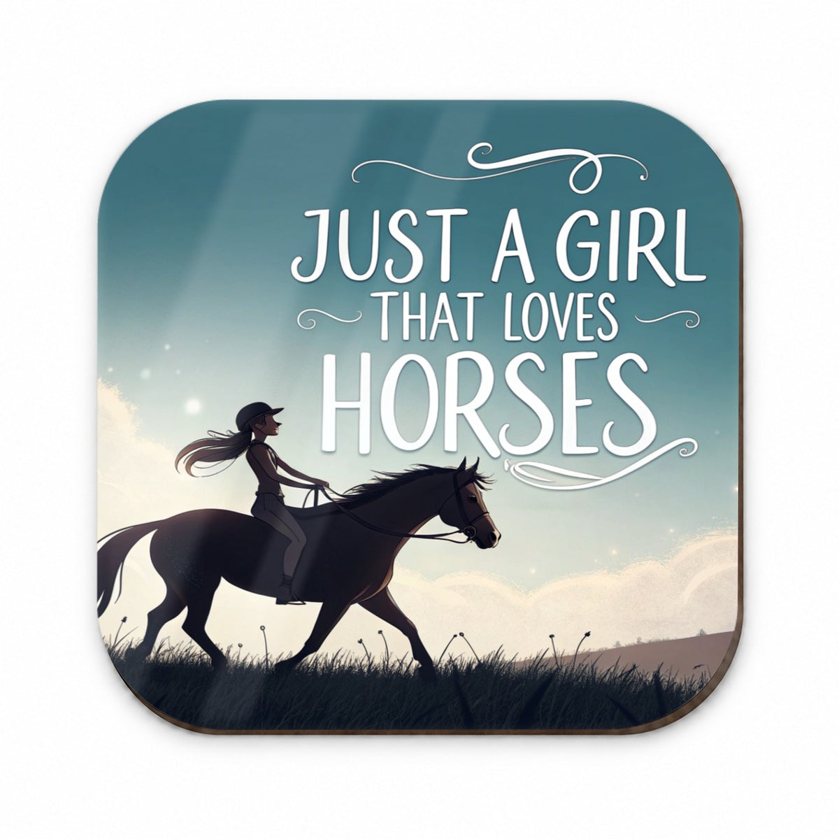 Just A Girl That Loves Horses Fridge Magnet