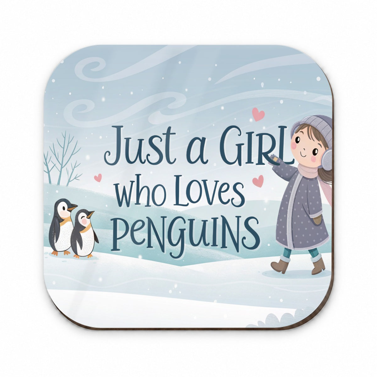 Just A Girl Who Loves Penguins Cute Fridge Magnet
