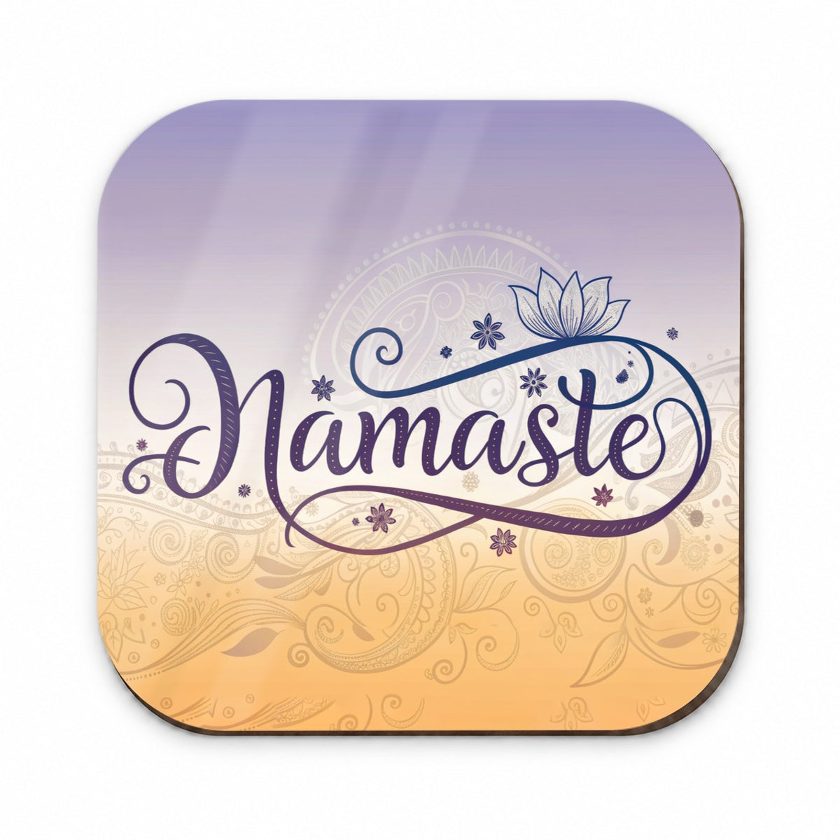 Namaste Yoga Lotus Flower Fridge Magnet