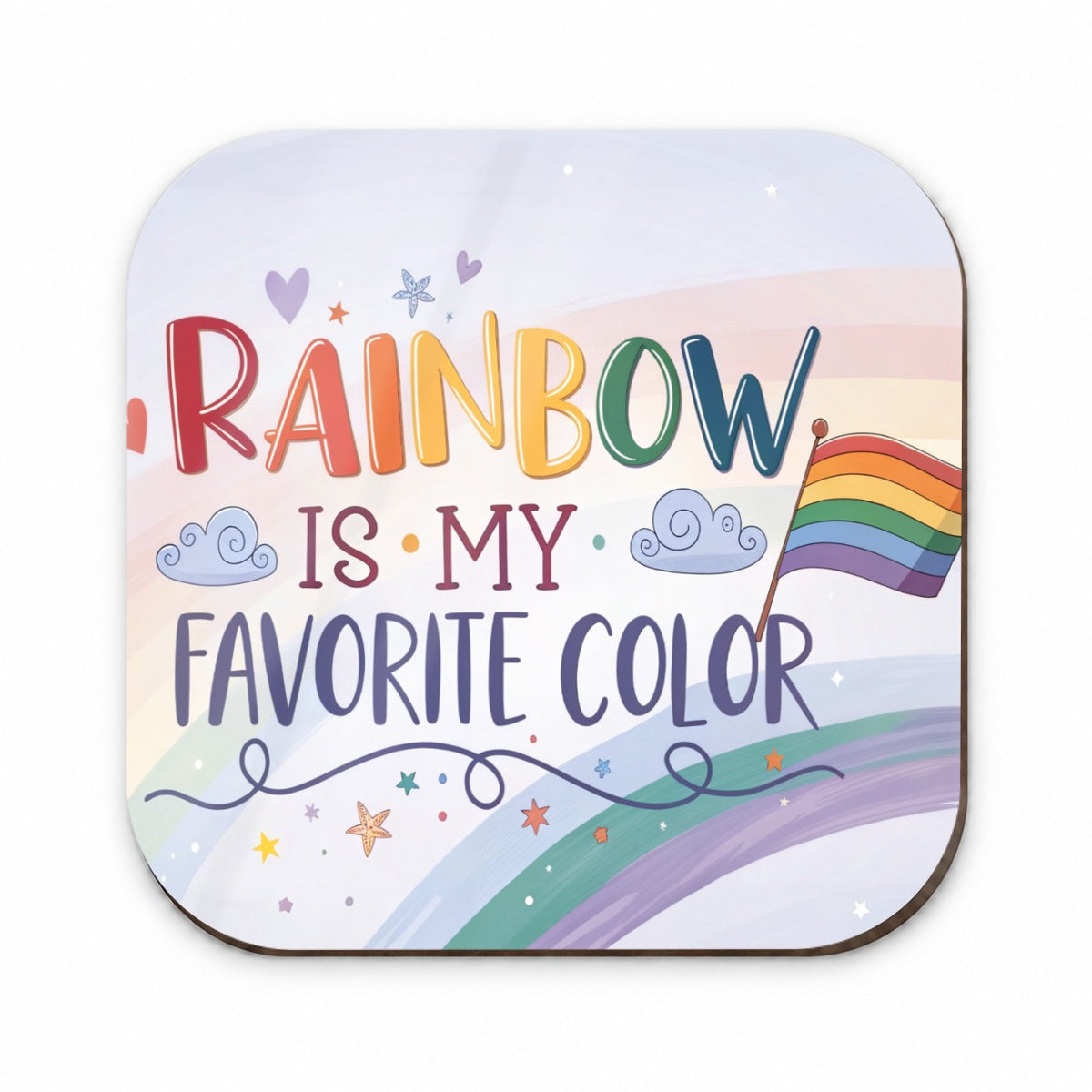 Rainbow Is My Favorite Color Gay Pride Flag Fridge Magnet