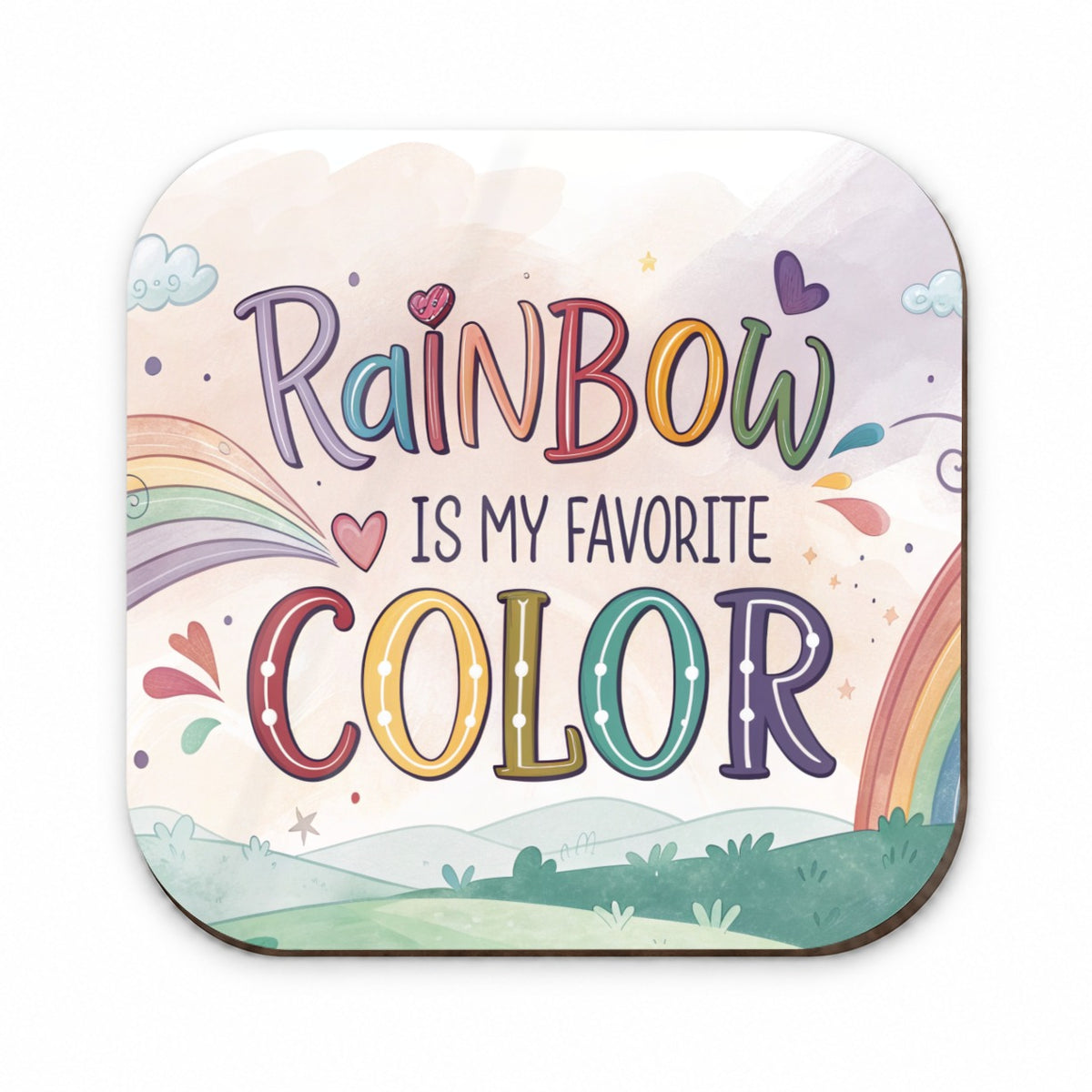Rainbow Is My Favorite Color Fridge Magnet