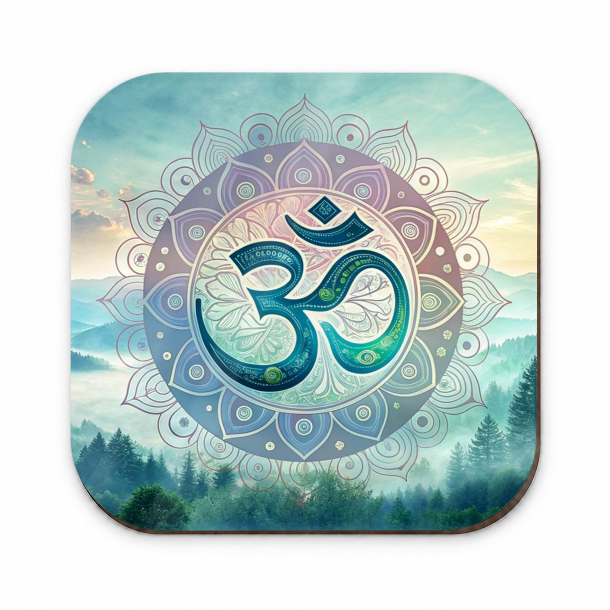 Yoga Om Aum Mandala Nature Symbol Fridge Magnet
